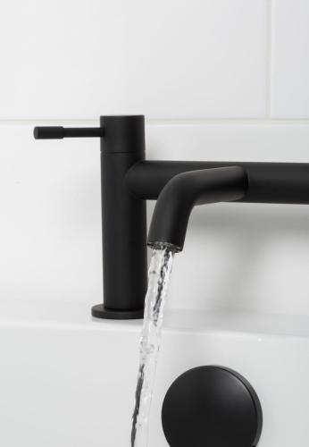 Bristan Mila Bath Filler Tap Black MI BF BLK
